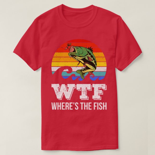Camiseta WTF Onde Está O Peixe I (Frente do Design)