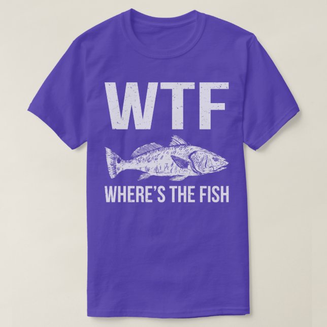 Camiseta WTF Onde O Peixe III (Frente do Design)