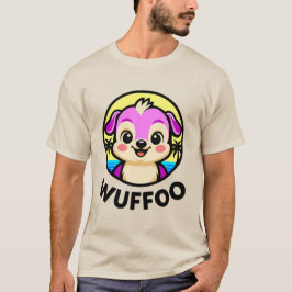 Camiseta Wuffoo Adventures Cute Kawaii Puppy animation logo