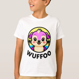 Camiseta Wuffoo Adventures Cute Kawaii Puppy animation logo