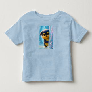 Camiseta Wuffoo Molli Cachorro Fofo Kawaii Caverna de Gelo
