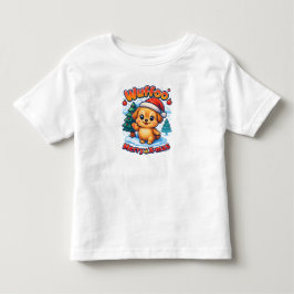 Camiseta Wuffoo Roony Merry Natal Kawaii 3D Feriado