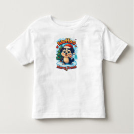 Camiseta Wuffoo Surffie Merry X-mas Kawaii 3D Holiday