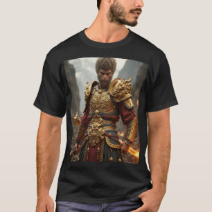 Camiseta Wukong do Ouro Flame