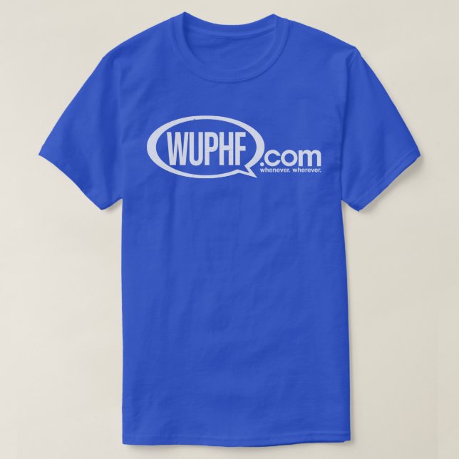 Camiseta WUPHFcom sempre que (Frente do Design)