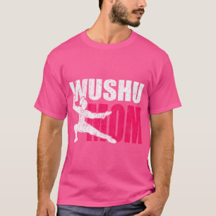 Camiseta Wushu Mamãe Dotada Idea Mma Kung Fu Legal Uniforme