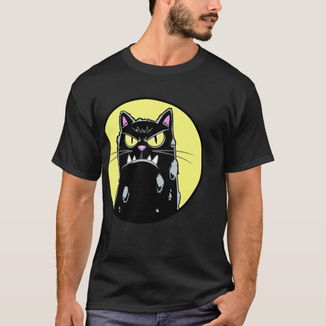 Camiseta Wütende Katze (Frente)