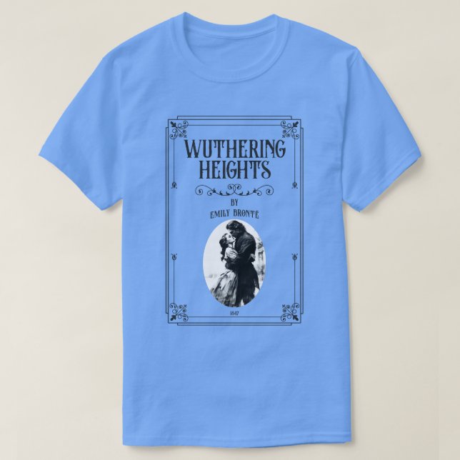 Camiseta Wuthering Heathcliff favorita irmã Bronte (Frente do Design)