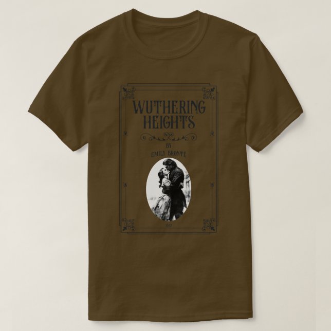 Camiseta Wuthering Heathcliff favorita irmã Bronte (Frente do Design)