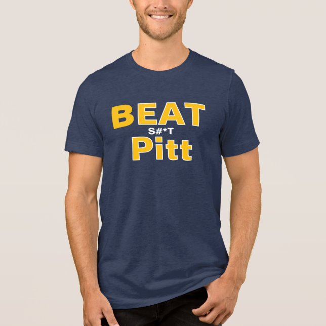 Camiseta WV Derrota Pitt para Homens (Frente)