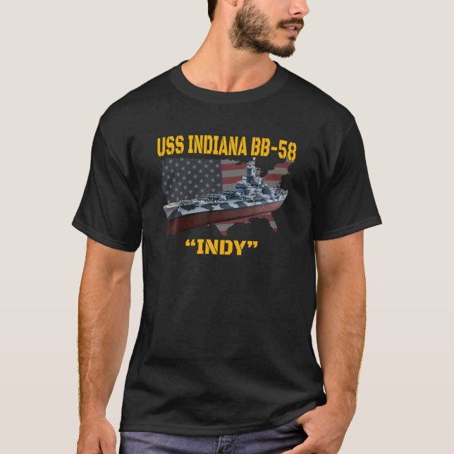 Camiseta WW2 American Warship (Frente)