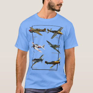 Camiseta WW2 Aviões de Combate