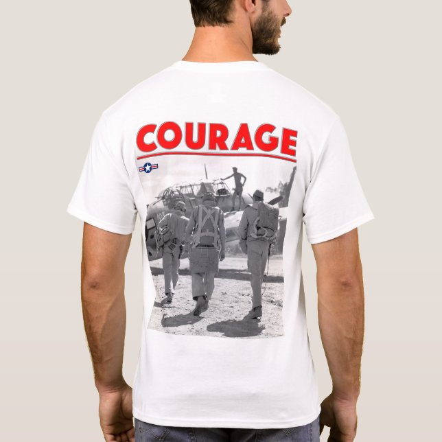 Camiseta WW2 COURAGE - Avenger TBF (Verso)
