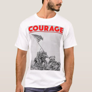 Camiseta WW2 COURAGE - Batalha de Iwo Jima