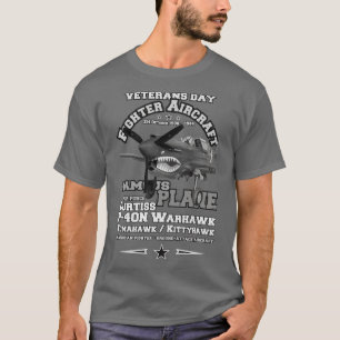 Camiseta Ww2 Curtiss P 40n Veteranos Warhawk