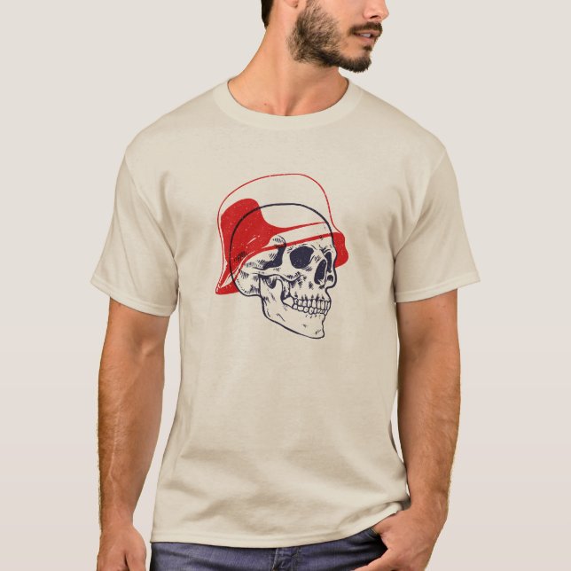 Camiseta WW2 Germany Soldier Skull (Frente)