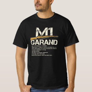 Camiseta WW2 M1 Garand Weapon Specs