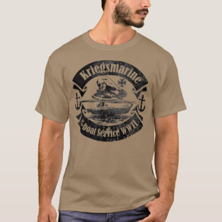 Camiseta WW2 Submarino AlemãoKriegsMarine UBoat