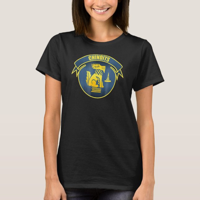 Camiseta Ww2 Tee British Special Forces Chindits (Frente)