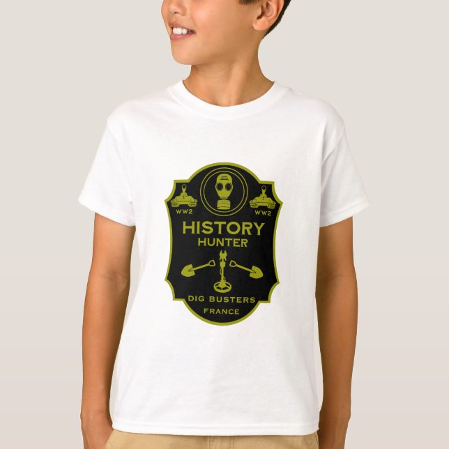Camiseta WW2 Trench Battlefield Metal Detecting Club (Frente)