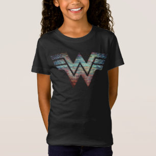 Camiseta WW84 Wonder Woman TV Static Logo
