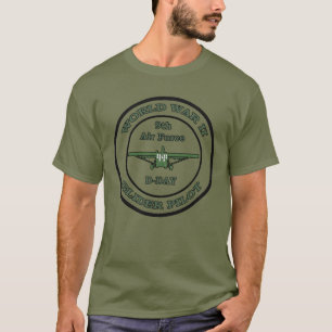 Camiseta WW 2 planador piloto dia D 6 de junho de 1944