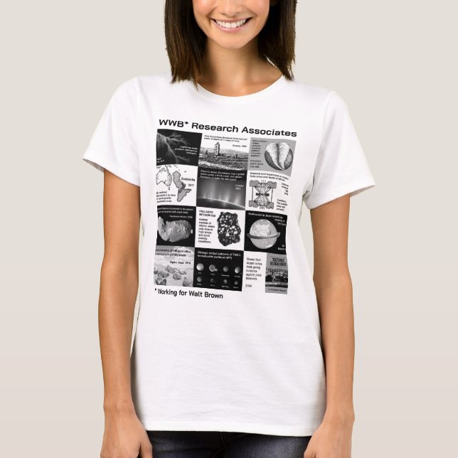 Camiseta WWB Research Associates feminina (Frente)