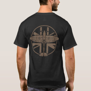 Camiseta WWII Spitfire RAF 002 Dark Earth