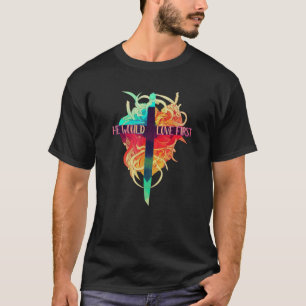 Camiseta WWJD Ele Amaria Primeiro
