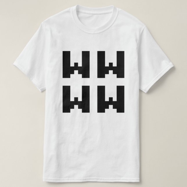 Camiseta WWW | LOL Japão Internet Slang (Frente do Design)