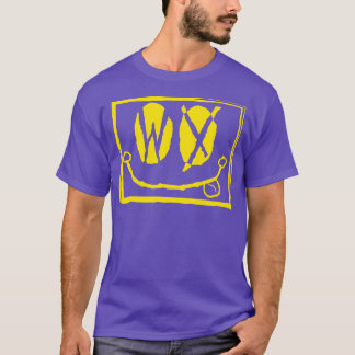 Camiseta WY Eyes Wyoming Grunge Sorrindo Face Amarelo