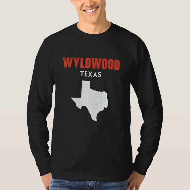 Camiseta Wyldwood Texas USA State America Travel Texas (Frente)