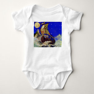 Camiseta Wynken Blynken e rima de berçário do assentiment