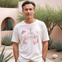 Camiseta WYNONA Blush Pink Cowgirl Rodeo Avô