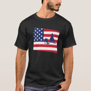 Camiseta Wyoming Cortando Cavalo Usa