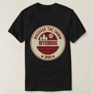 Camiseta Wyoming Cowboy State - Presente de Montanha