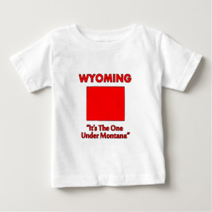 Camiseta Wyoming - É o que fica abaixo de Montana