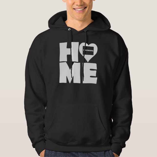 Camiseta Wyoming Home Heart State Tees (Frente)