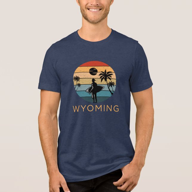 Camiseta Wyoming: Oásis Tropical (Frente)