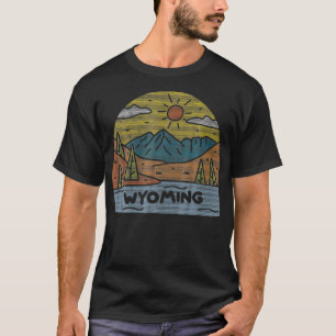 Camiseta Wyoming Por Que Os Parques Nacionais Do Estado Do