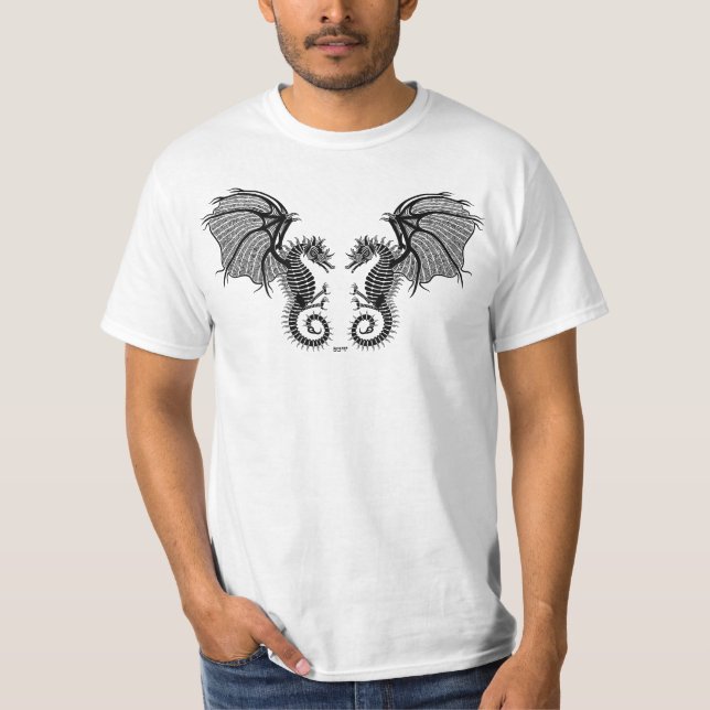 Camiseta Wyverns do mar (Frente)