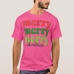 Camiseta x3rd Retro Merry Natal Vibes Pajama Famil