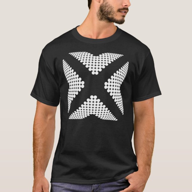 Camiseta X branco do ponto (Frente)