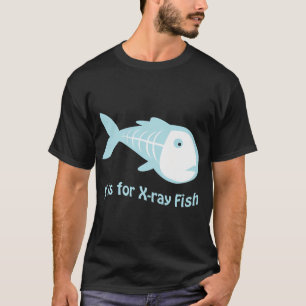 Camiseta X é para Peixe de Raios-X