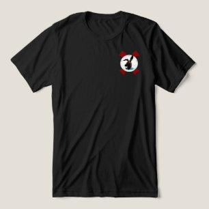Camiseta X marca o bolso de ponto