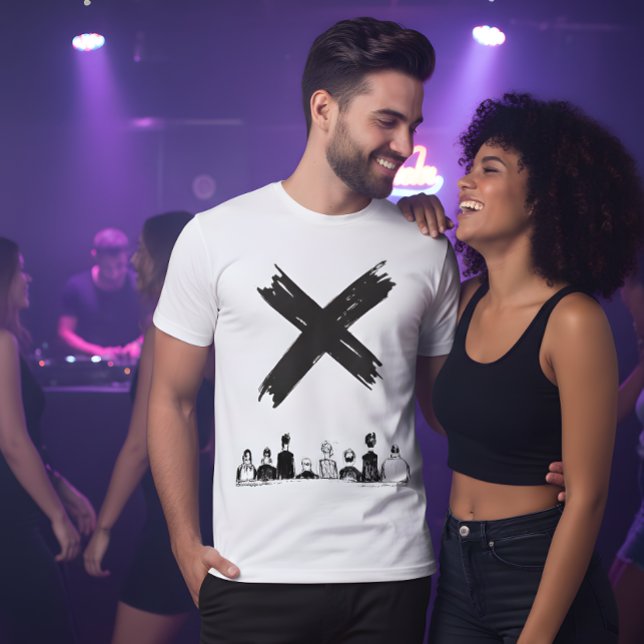Camiseta X Mark Statement (Criador carregado)