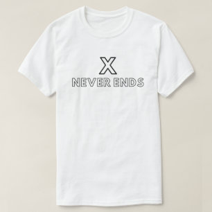 Camiseta X_Nunca Termina _Infinidade