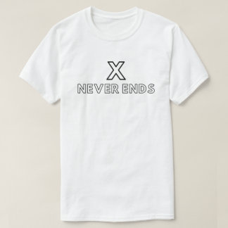 Camiseta X_Nunca Termina _Infinidade