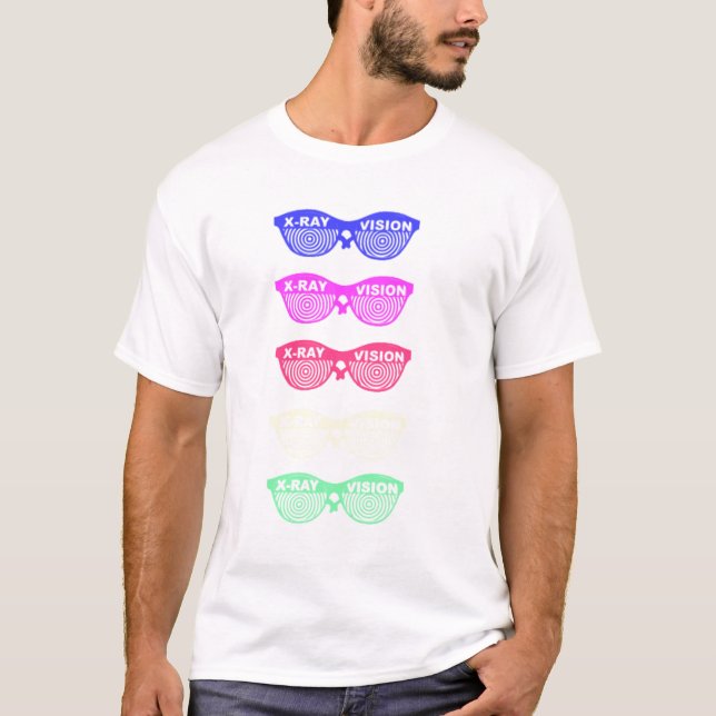 Camiseta X visões do raio (Frente)