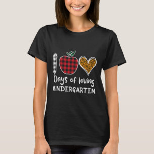 Camiseta Xadrez 100 Dias De Crianças Adoráveis De Professor